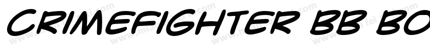 CrimeFighter BB Bold字体转换